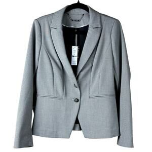 White House Black Market NWT Plaid Blazer Women Size 6 Career Office Business